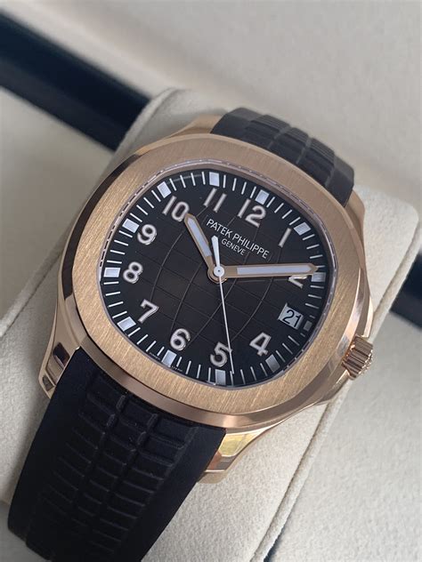 patek rose gold|patek philippe rose gold aquanaut.